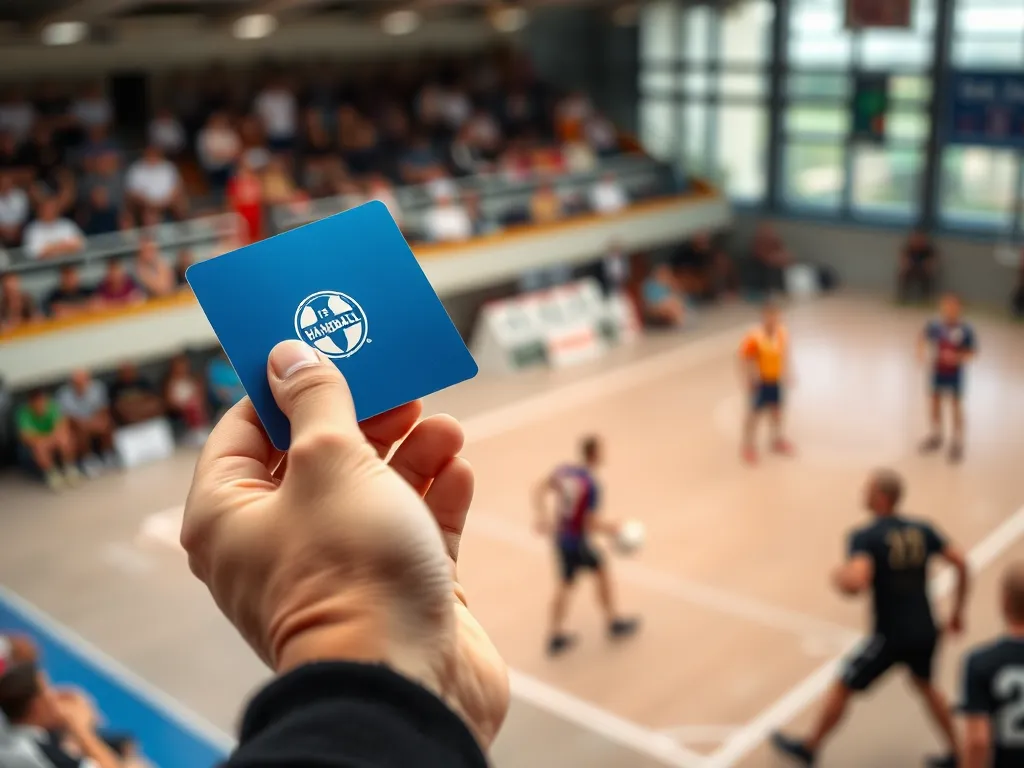 Co oznacza niebieska kartka w piłce ręcznej? Wyjaśniamy przepisy